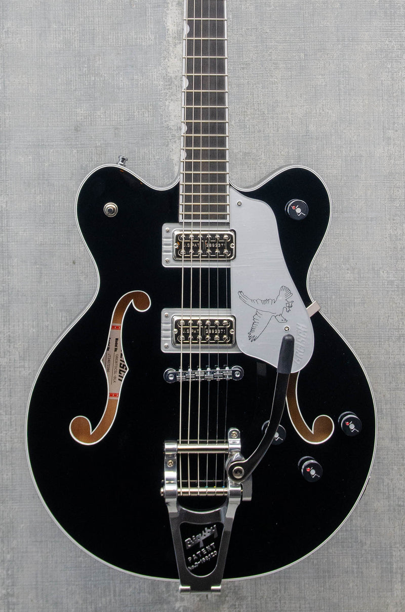 Gretsch G6636TSL Players Edition Silver Falcon w/String-Thru Bigsby Black