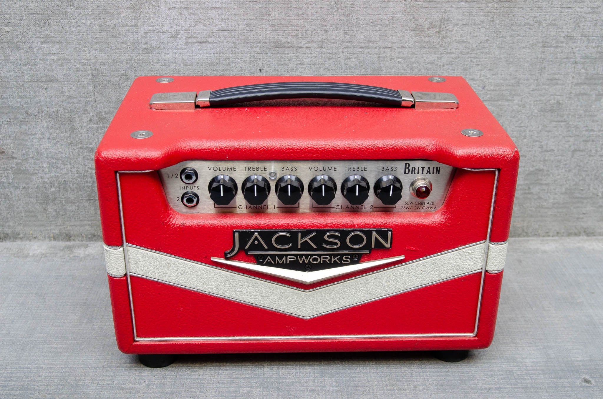 Used Jackson Ampworks Britain 3.0 Head Only Deep Red Vinyl