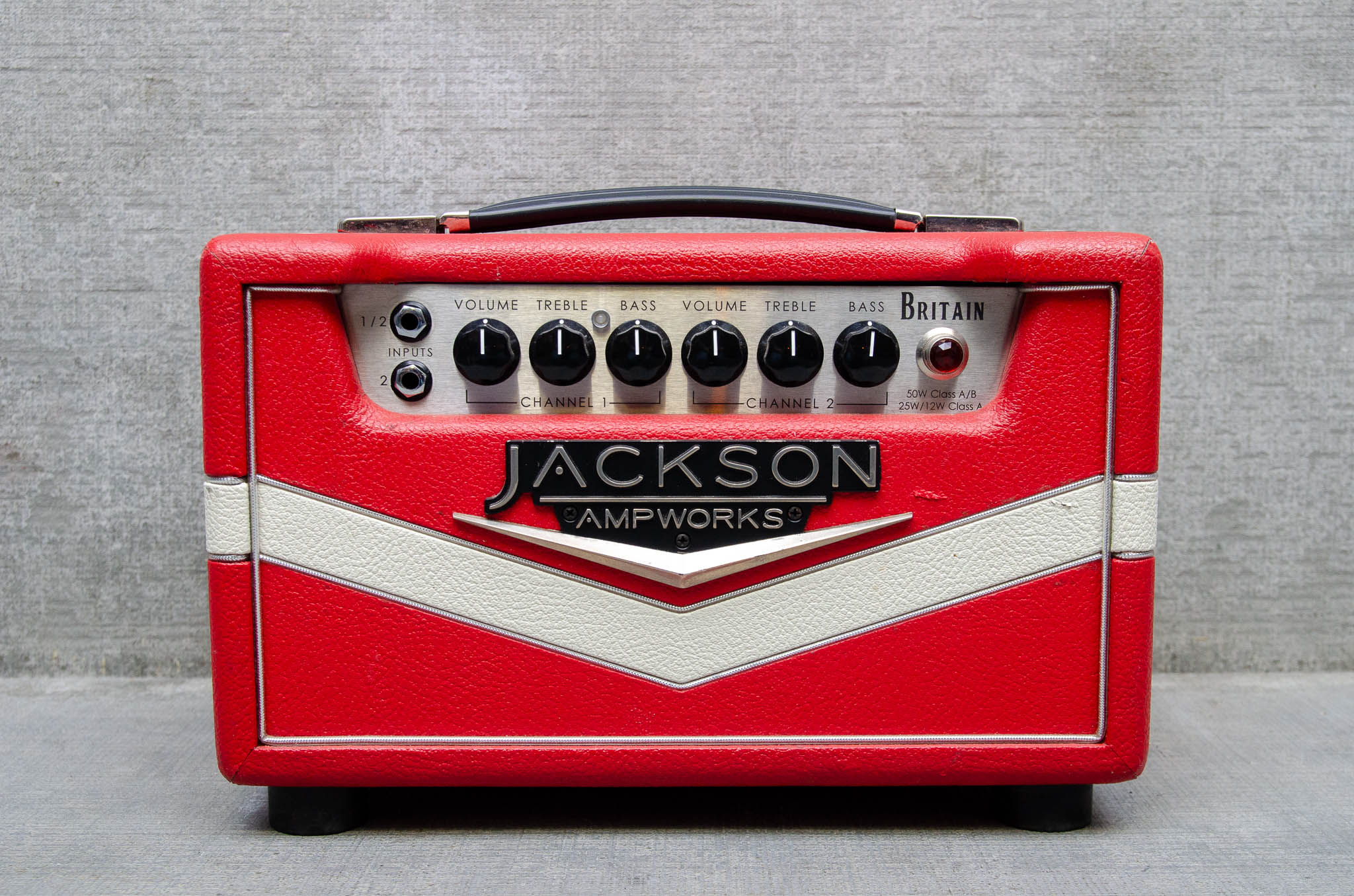 Used Jackson Ampworks Britain 3.0 Head Only Deep Red Vinyl
