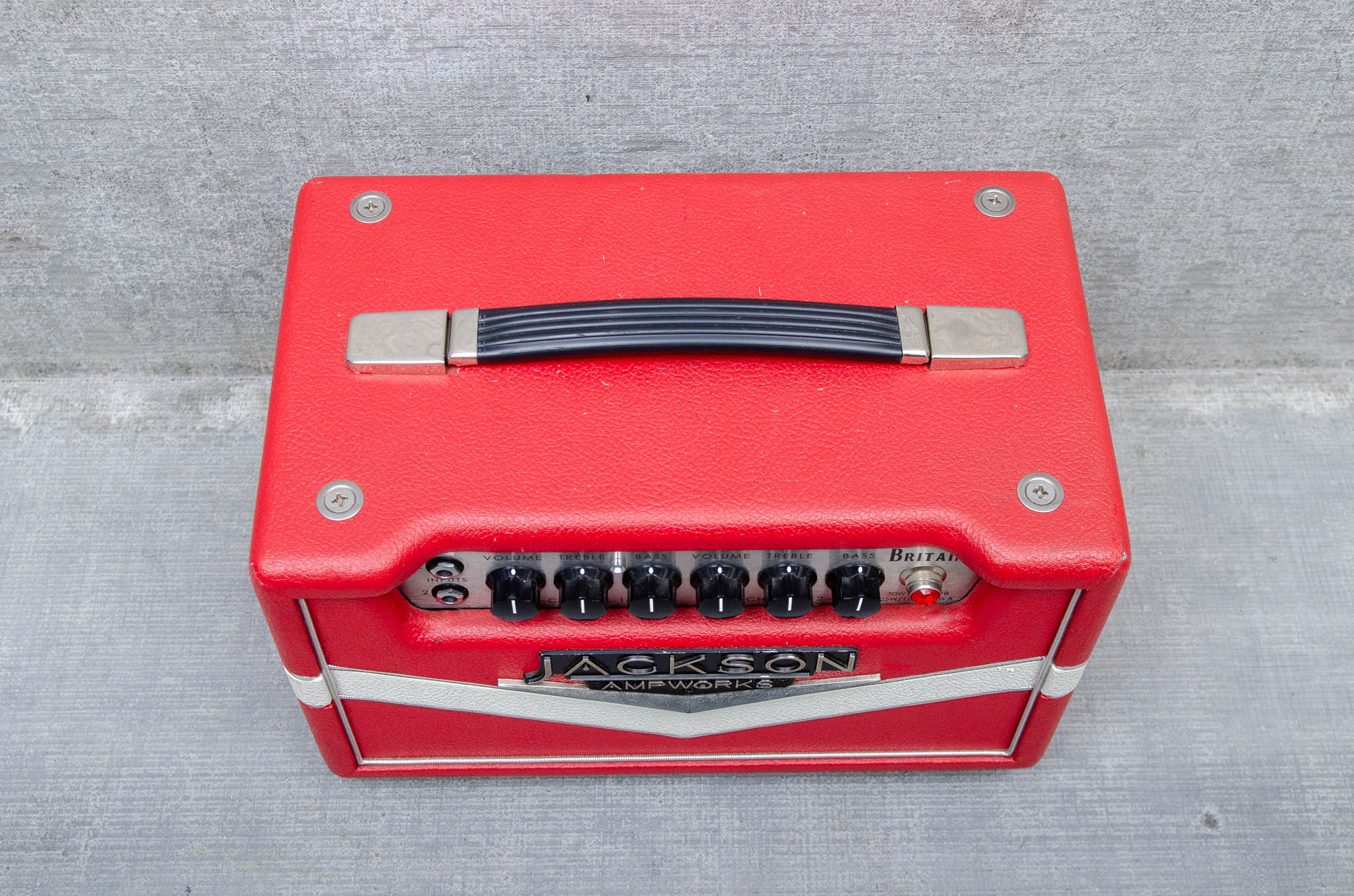 Used Jackson Ampworks Britain 3.0 Head Only Deep Red Vinyl
