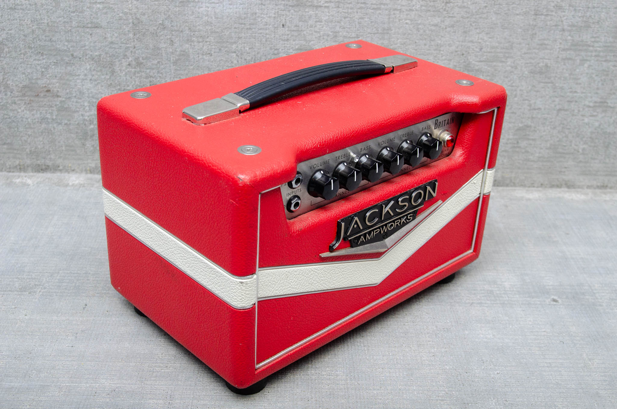 Used Jackson Ampworks Britain 3.0 Head Only Deep Red Vinyl