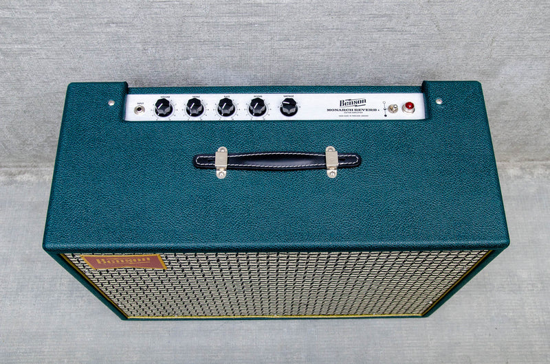Benson Amps Monarch Reverb + 1x12 Combo Green Tolex/Checkered Grill