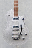 Gretsch G5230T Electromatic Sparkle Jet FT Single-Cut with Bigsby Silver Sparkle
