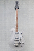 Gretsch G5230T Electromatic Sparkle Jet FT Single-Cut with Bigsby Silver Sparkle