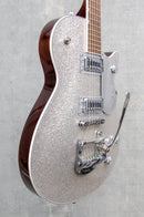Gretsch G5230T Electromatic Sparkle Jet FT Single-Cut with Bigsby Silver Sparkle