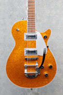 Used Gretsch G5230T Electromatic Sparkle Jet FT Single-Cut with Bigsby Gold Sparkle Demo Model