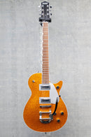 Used Gretsch G5230T Electromatic Sparkle Jet FT Single-Cut with Bigsby Gold Sparkle Demo Model