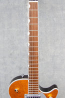 Used Gretsch G5230T Electromatic Sparkle Jet FT Single-Cut with Bigsby Gold Sparkle Demo Model
