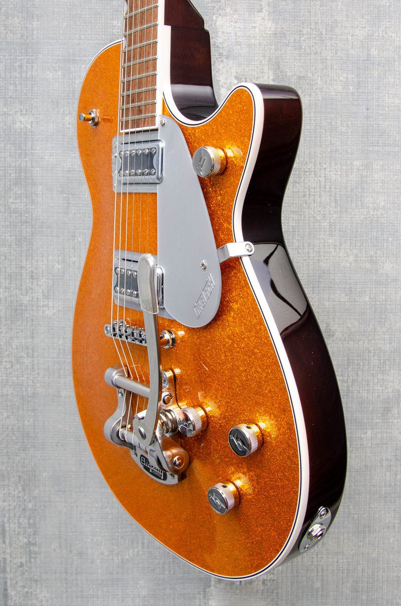 Gretsch G5230T Electromatic Sparkle Jet FT Single-Cut with Bigsby Gold Sparkle