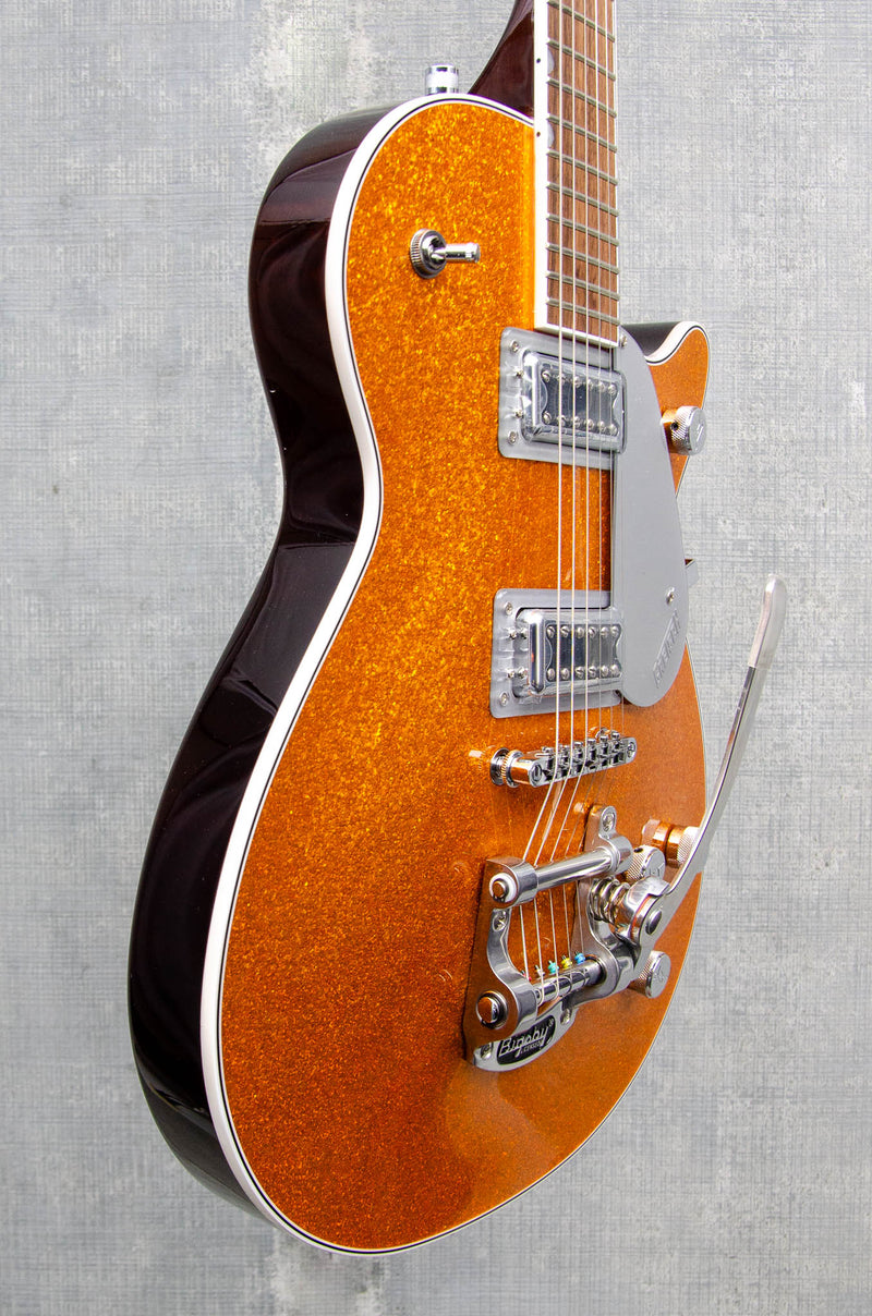 Gretsch G5230T Electromatic Sparkle Jet FT Single-Cut with Bigsby Gold Sparkle