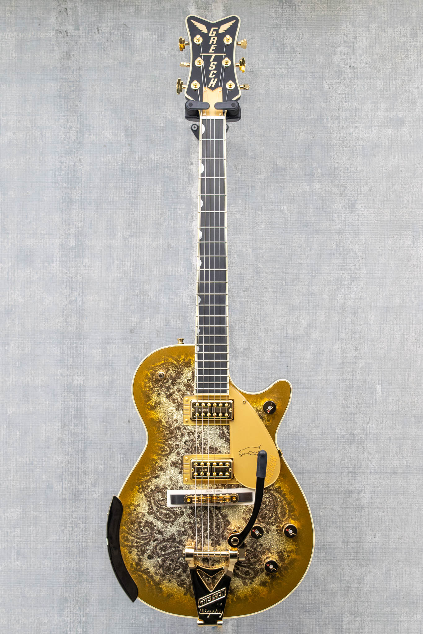 Gretsch G6134TG Limited Edition Paisley Penguin Gold Paisley Guitar