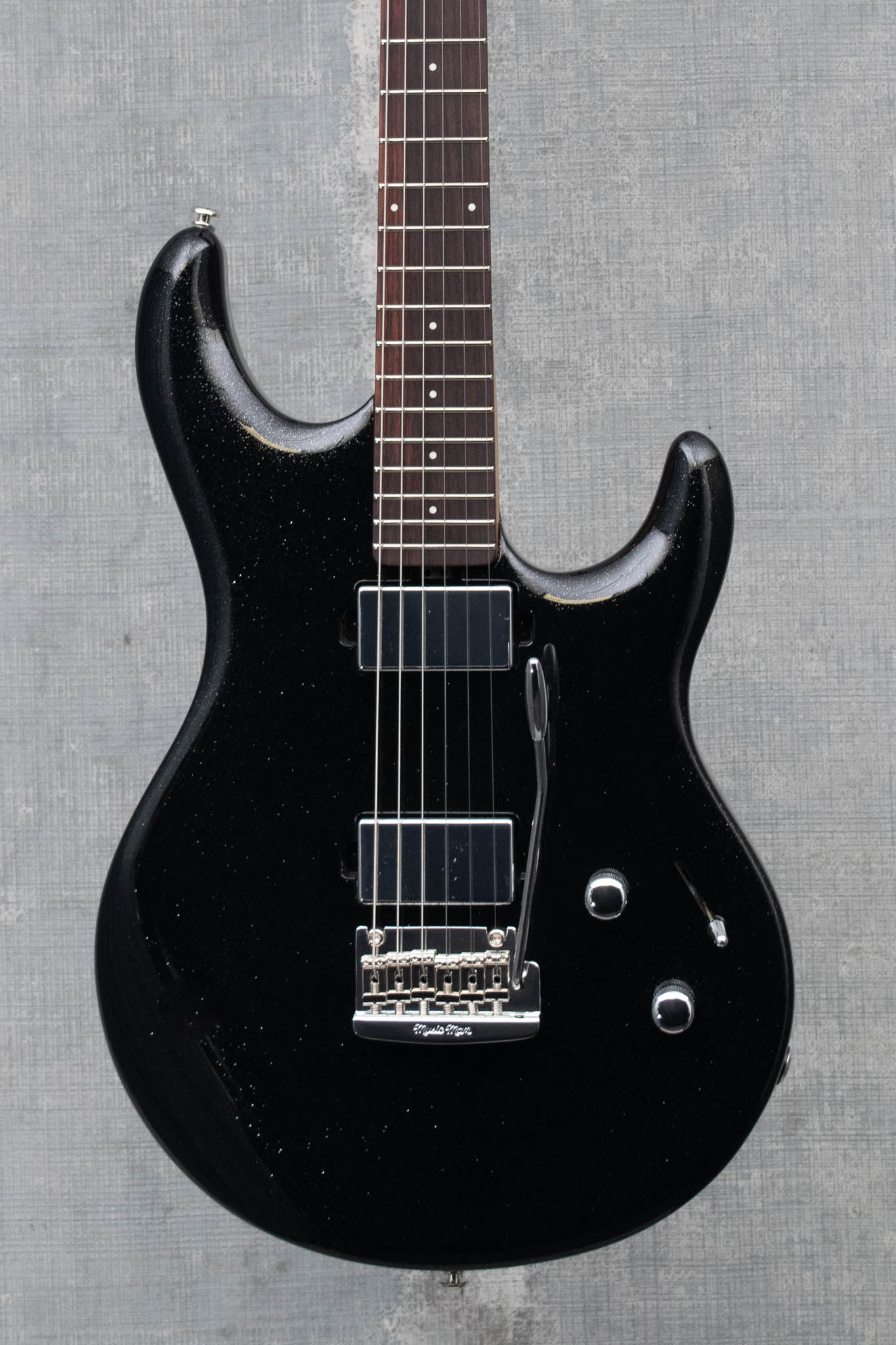 Ernie Ball Music Man Luke 4 HH - Black Sparkle