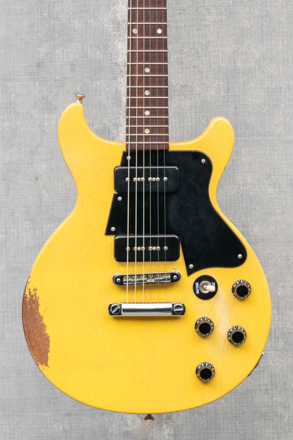 Used Gibson Les Paul Faded Double Cutaway - Worn Yellow (2005)