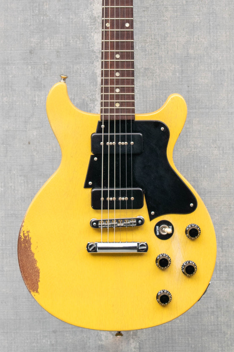Used Gibson Les Paul Faded Double Cutaway - Worn Yellow (2005)