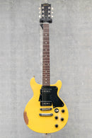 Used Gibson Les Paul Faded Double Cutaway - Worn Yellow (2005)