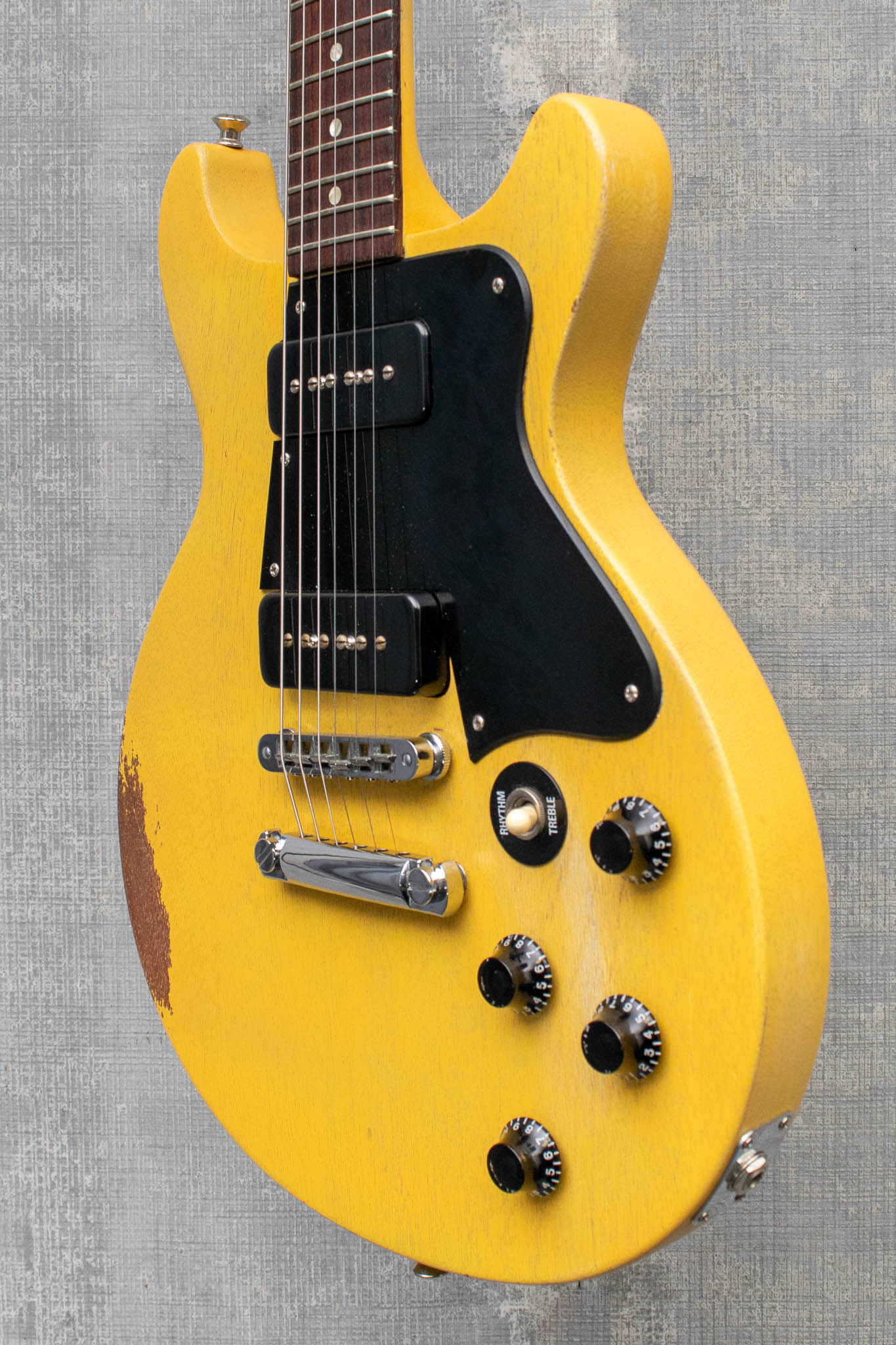 Used Gibson Les Paul Faded Double Cutaway - Worn Yellow (2005)