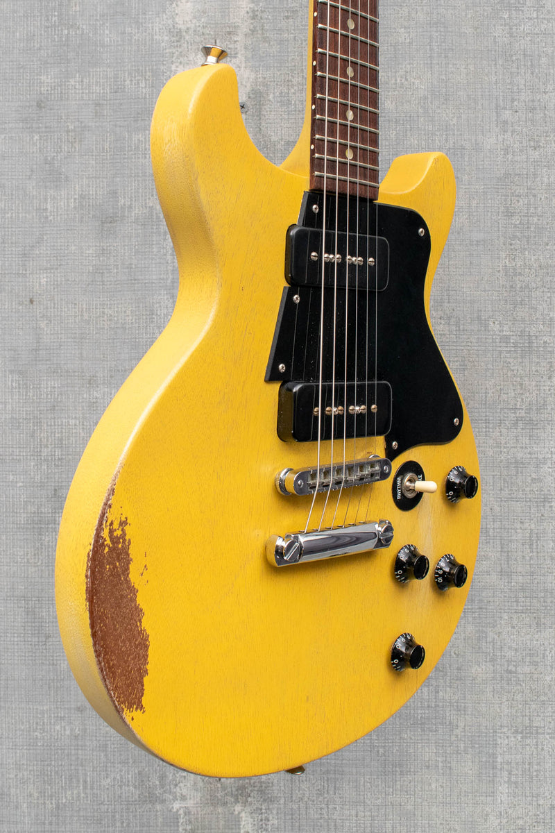 Used Gibson Les Paul Faded Double Cutaway - Worn Yellow (2005)