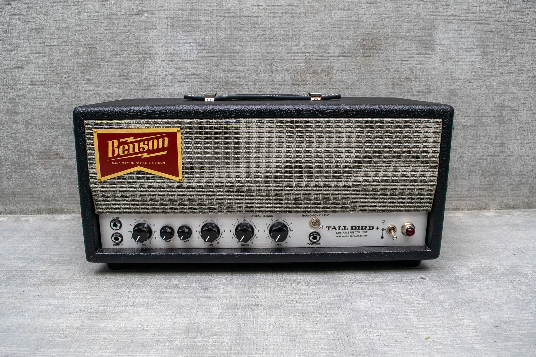 Benson Amps Tall Bird Plus - Spring Reverb & Tremolo - Black Tolex/Silver Grill