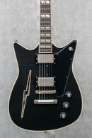 Frank Brothers Arcade Thinline (w/ Bound Lightning F-Hole) - Piano Black