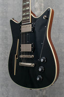 Frank Brothers Arcade Thinline (w/ Bound Lightning F-Hole) - Piano Black