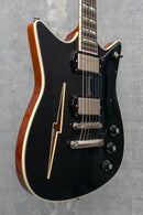 Frank Brothers Arcade Thinline (w/ Bound Lightning F-Hole) - Piano Black