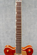 Gretsch Electromatic LTD Flame Okoume Broadkaster Double-Cut with Bigsby Roundup Orange