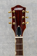 Gretsch Electromatic LTD Flame Okoume Broadkaster Double-Cut with Bigsby Roundup Orange