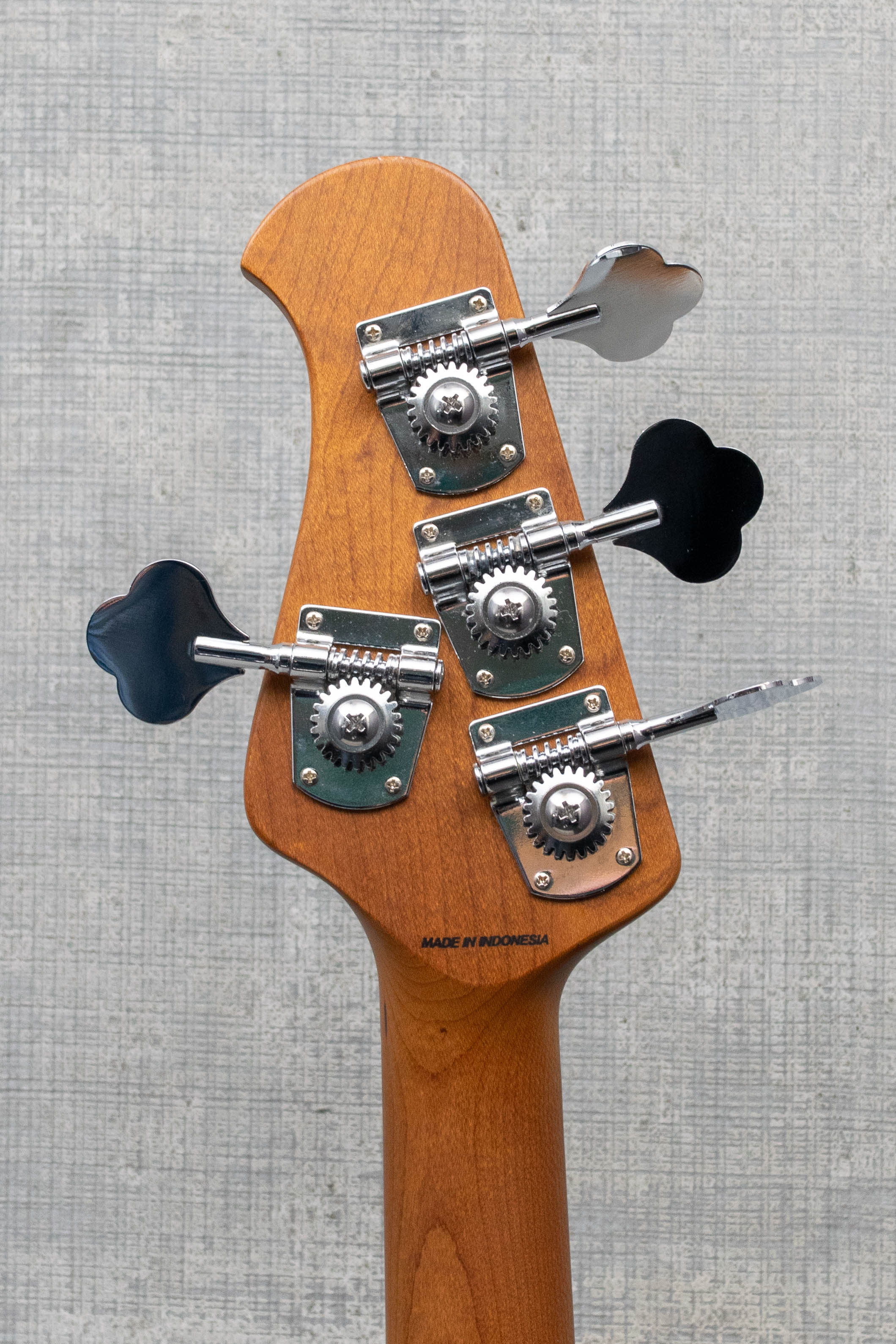 Used Sterling by Music Man StingRay RAY34 Flame Maple Neptune Blue