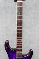 Ernie Ball Music Man Luke 4 HH Maple Top Grape Slushie
