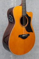 Yamaha AC5R VR Small Body Cutaway Acoustic Vintage Natural