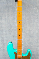 Used Squier 40th Anniversary Jazz Bass Satin Sea Foam Green