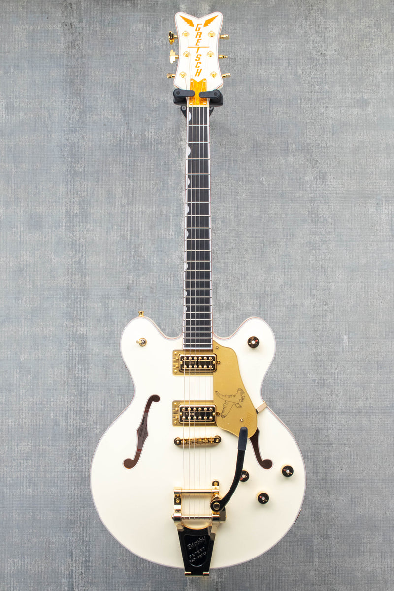 Gretsch Falcon Center Block LTD with String-Thru Bigsby and Gold Hardware Vintage White