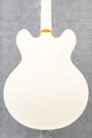 Gretsch Falcon Center Block LTD with String-Thru Bigsby and Gold Hardware Vintage White Guitar