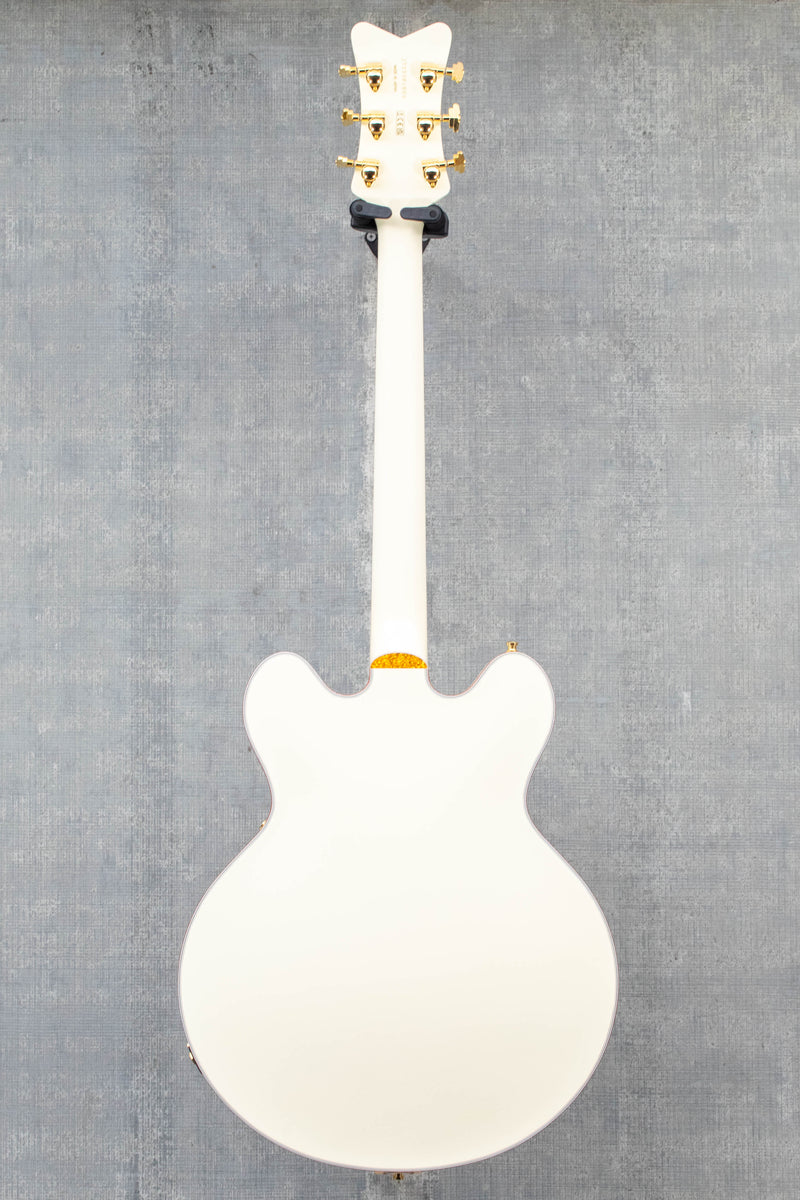 Gretsch Falcon Center Block LTD with String-Thru Bigsby and Gold Hardware Vintage White