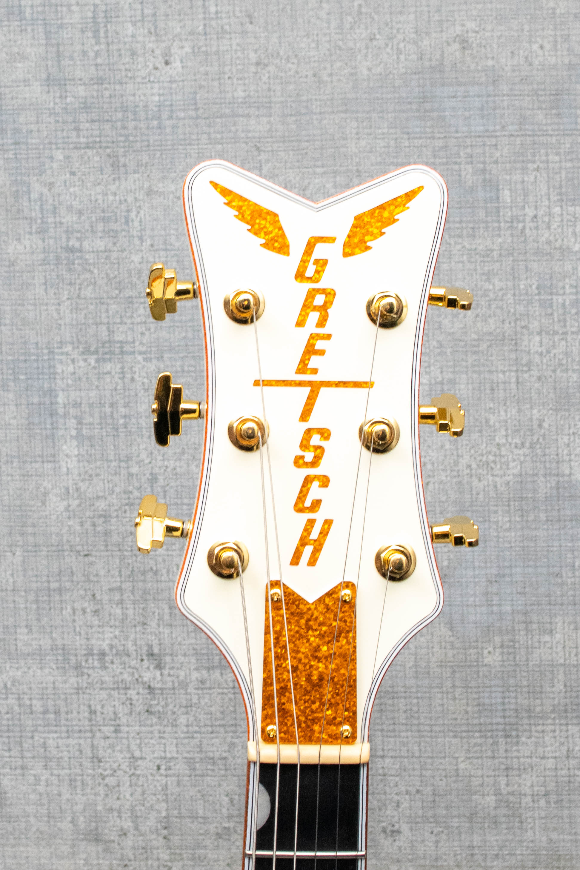 Gretsch Falcon Center Block LTD with String-Thru Bigsby and Gold Hardware Vintage White