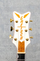 Gretsch Falcon Center Block LTD with String-Thru Bigsby and Gold Hardware Vintage White Guitar