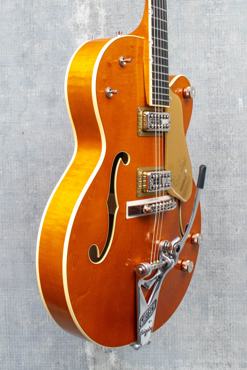 Gretsch G6120T-BSSMK Brian Setzer Signature Nashville Hollow Body '59 "Smoke" with Bigsby Smoke Orange