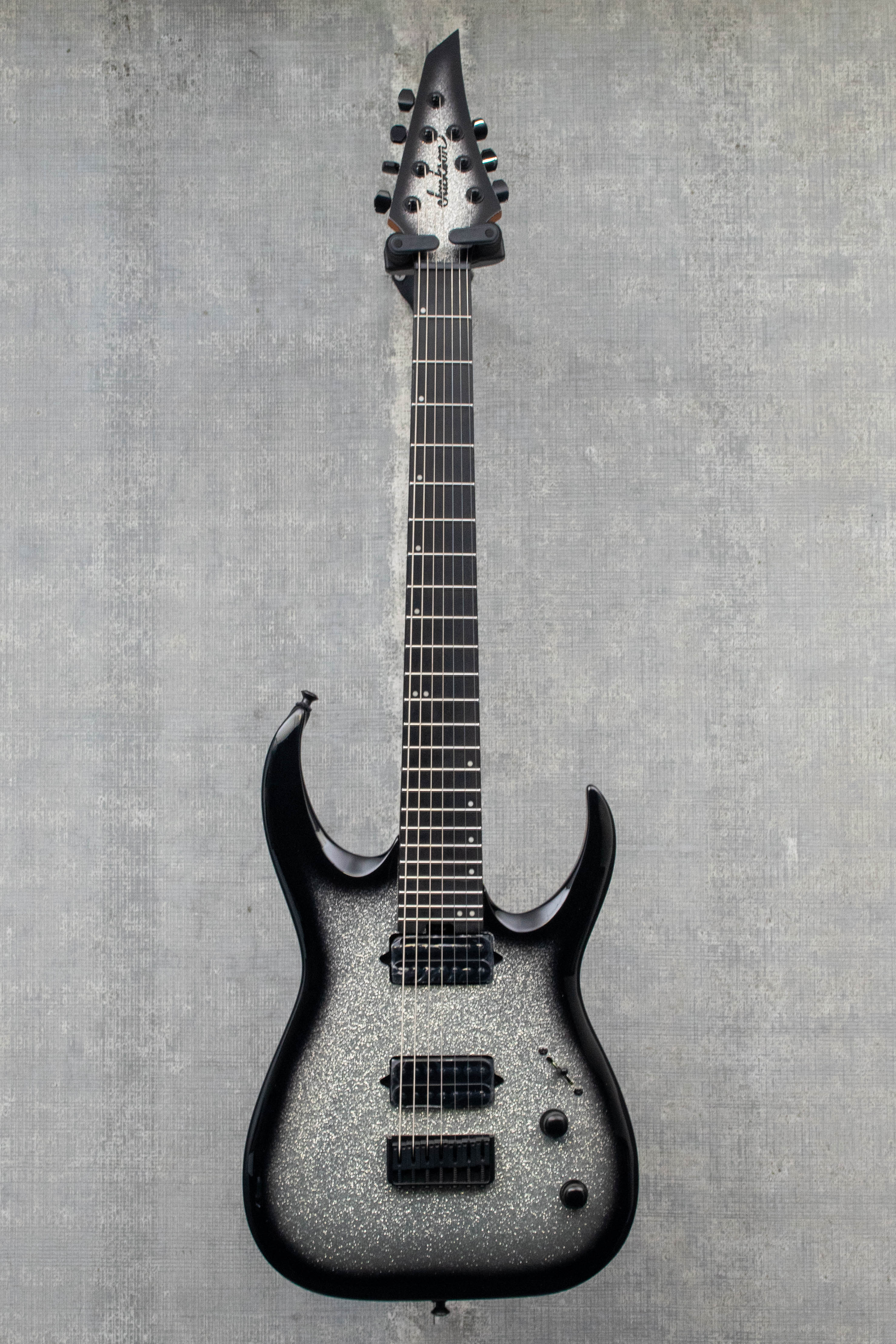 Jackson Pro Series Signature Misha Mansoor Juggernaut HT7 Silverburst Sparkle MINT