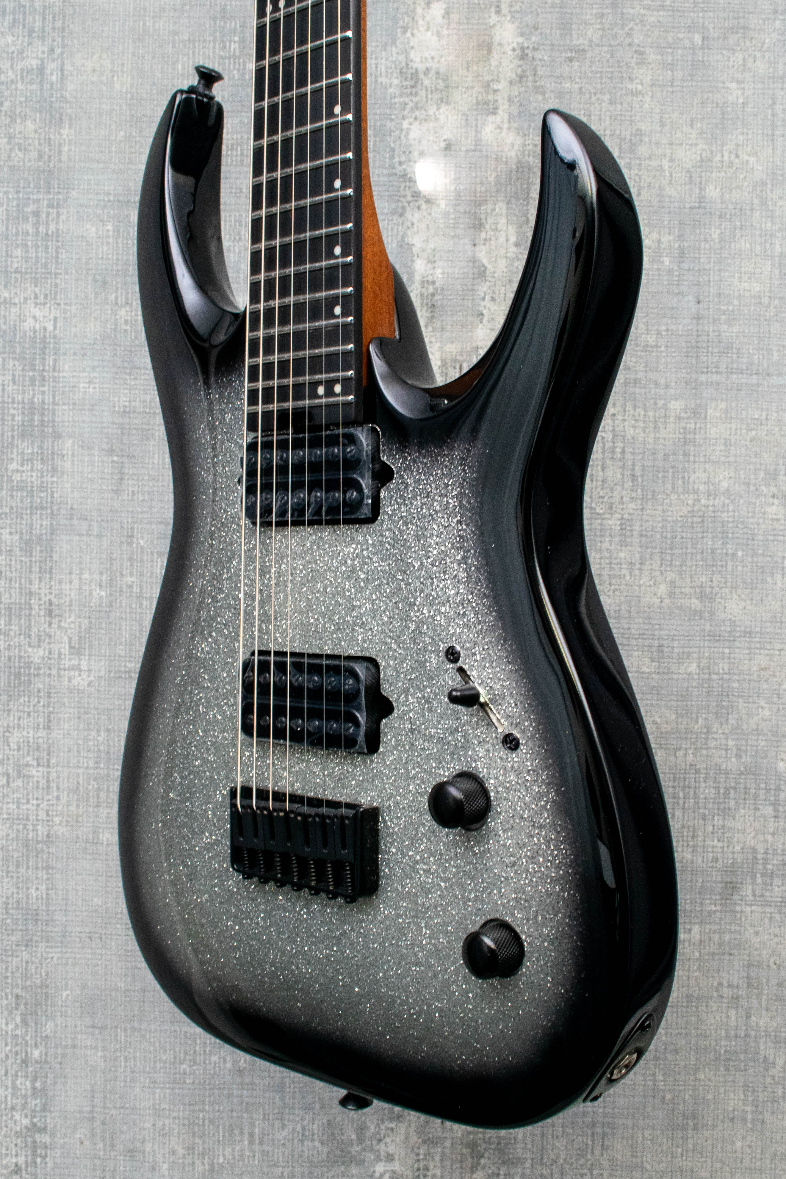 Jackson Pro Series Signature Misha Mansoor Juggernaut HT7 Silverburst Sparkle MINT