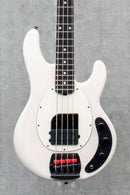 Music Man Tim Commerford StingRay Bass Passive Fight Night White