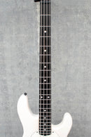 Music Man Tim Commerford StingRay Bass Passive Fight Night White