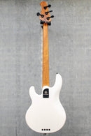 Music Man Tim Commerford StingRay Bass Passive Fight Night White
