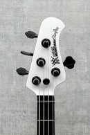 Music Man Tim Commerford StingRay Bass Passive Fight Night White