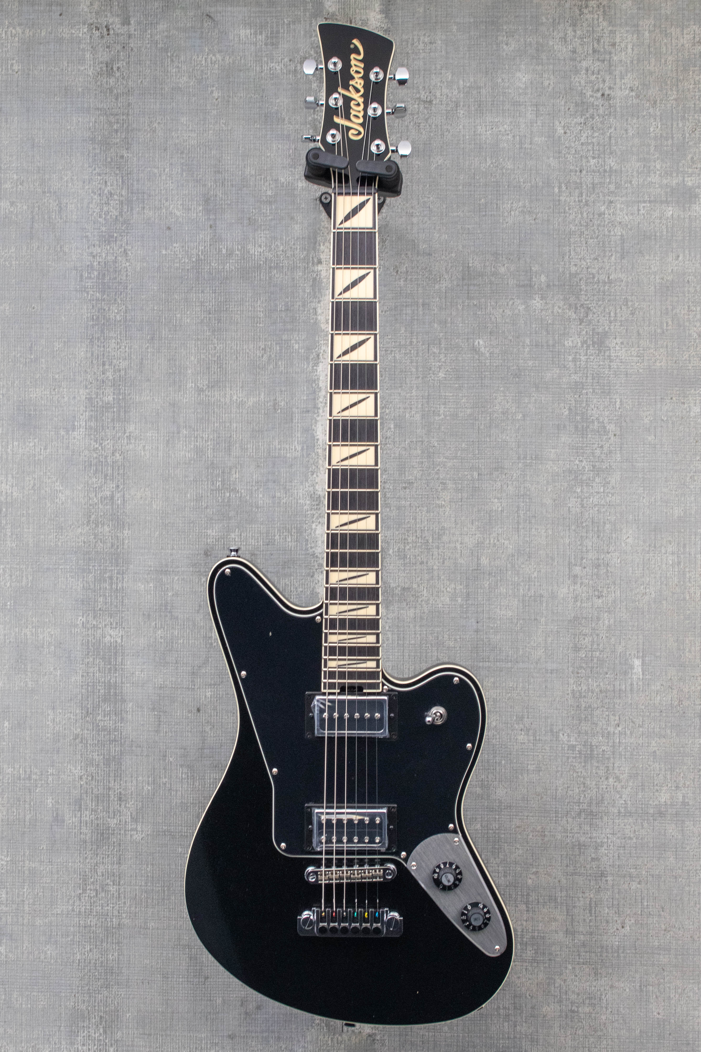 Jackson Pro Series Signature Lee Malia LM-87, Amaranth Fingerboard, Open Pore Black Mint