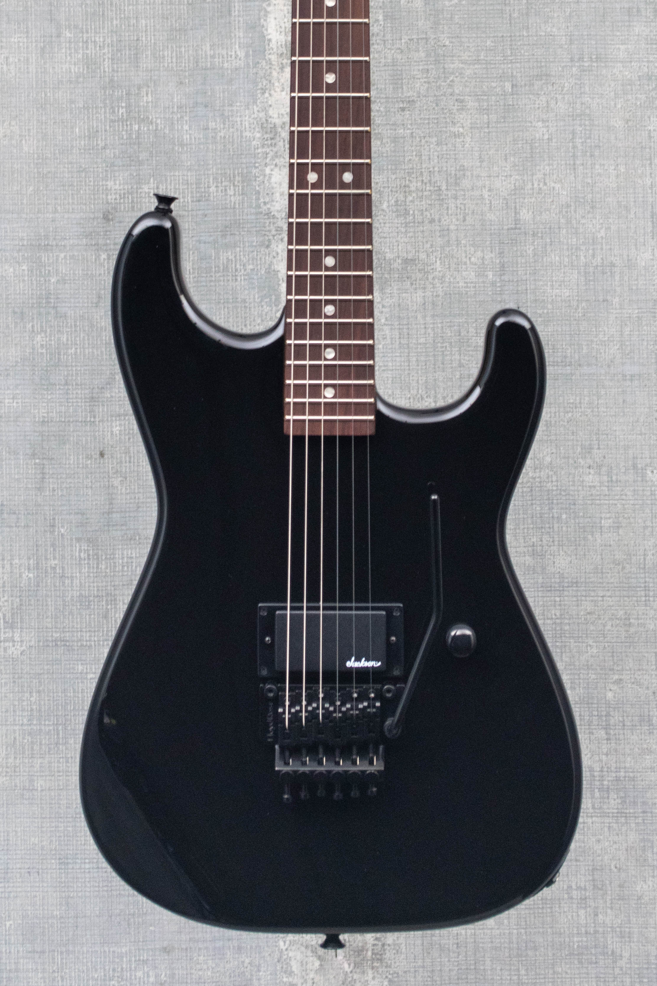 Jackson Pro Origins 1985 San Dimas SD1A H FR RW, Rosewood Fingerboard, Gloss Black
