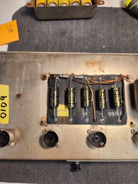 Used Fender Tremolux 35-Watt Head and Piggyback 2x10 Cabinet (1966) (AB763)