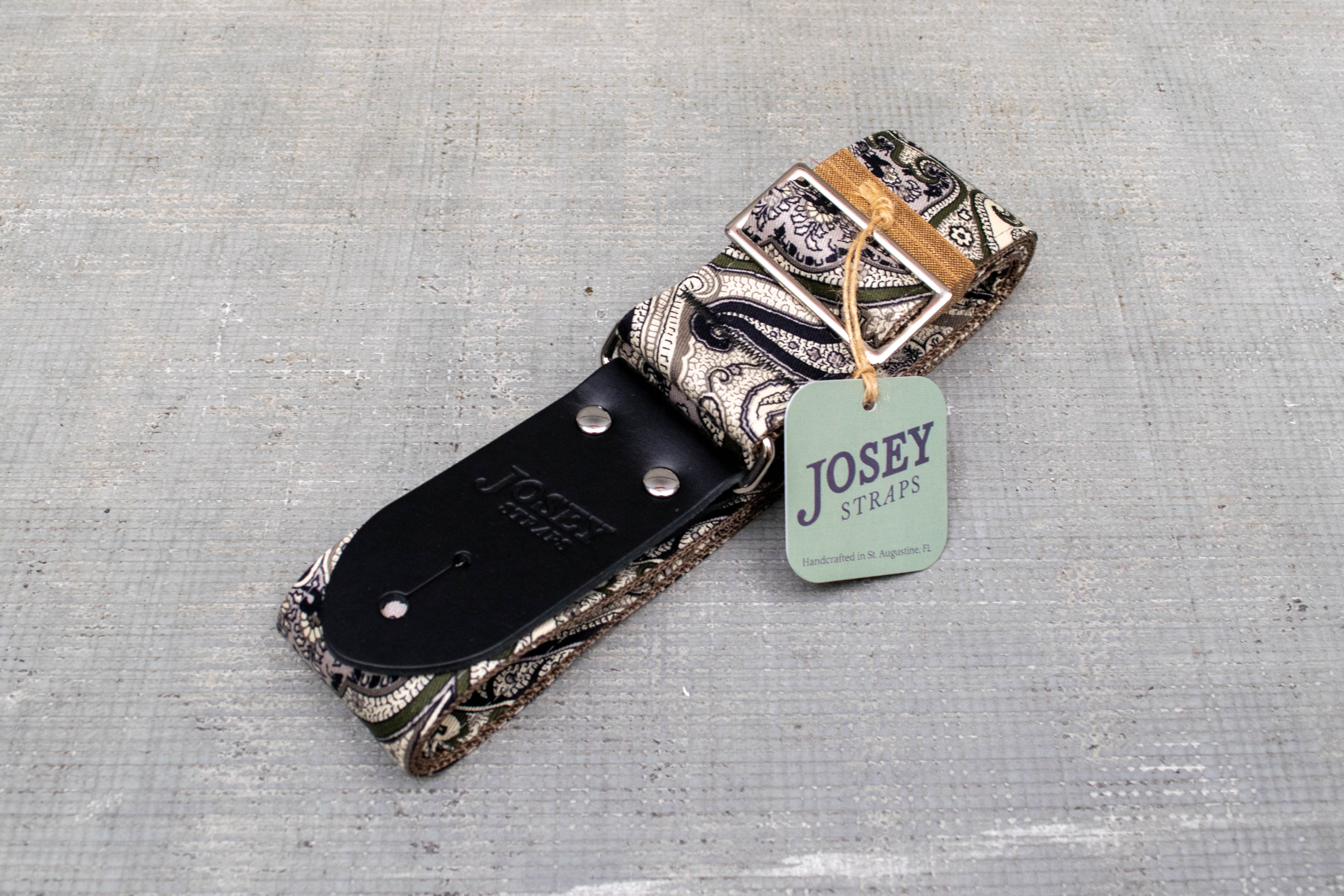 Josey Straps Paisley Tie Guitar Strap
