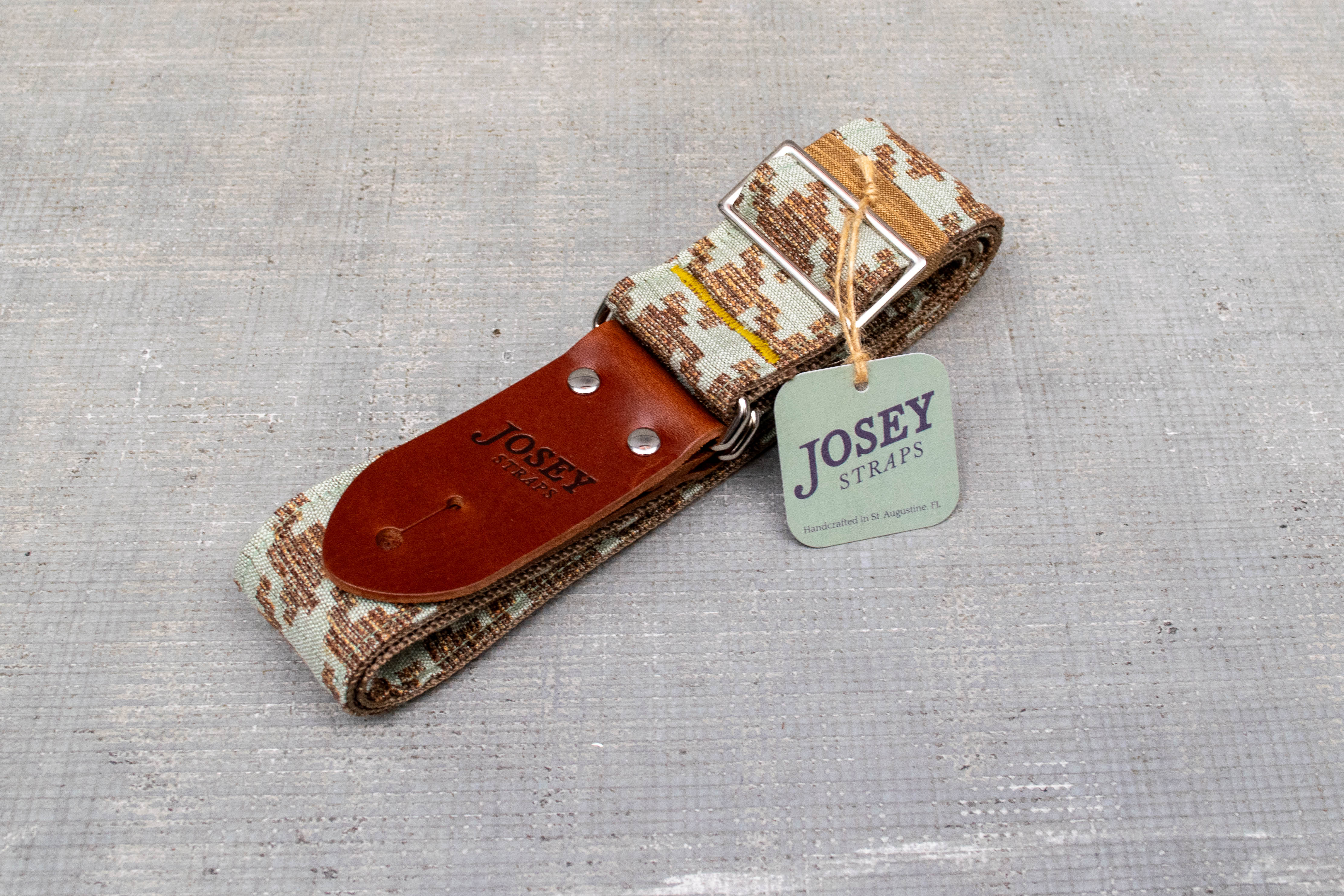 Josey Straps 8-Bit Houndstooth Guitar Strap