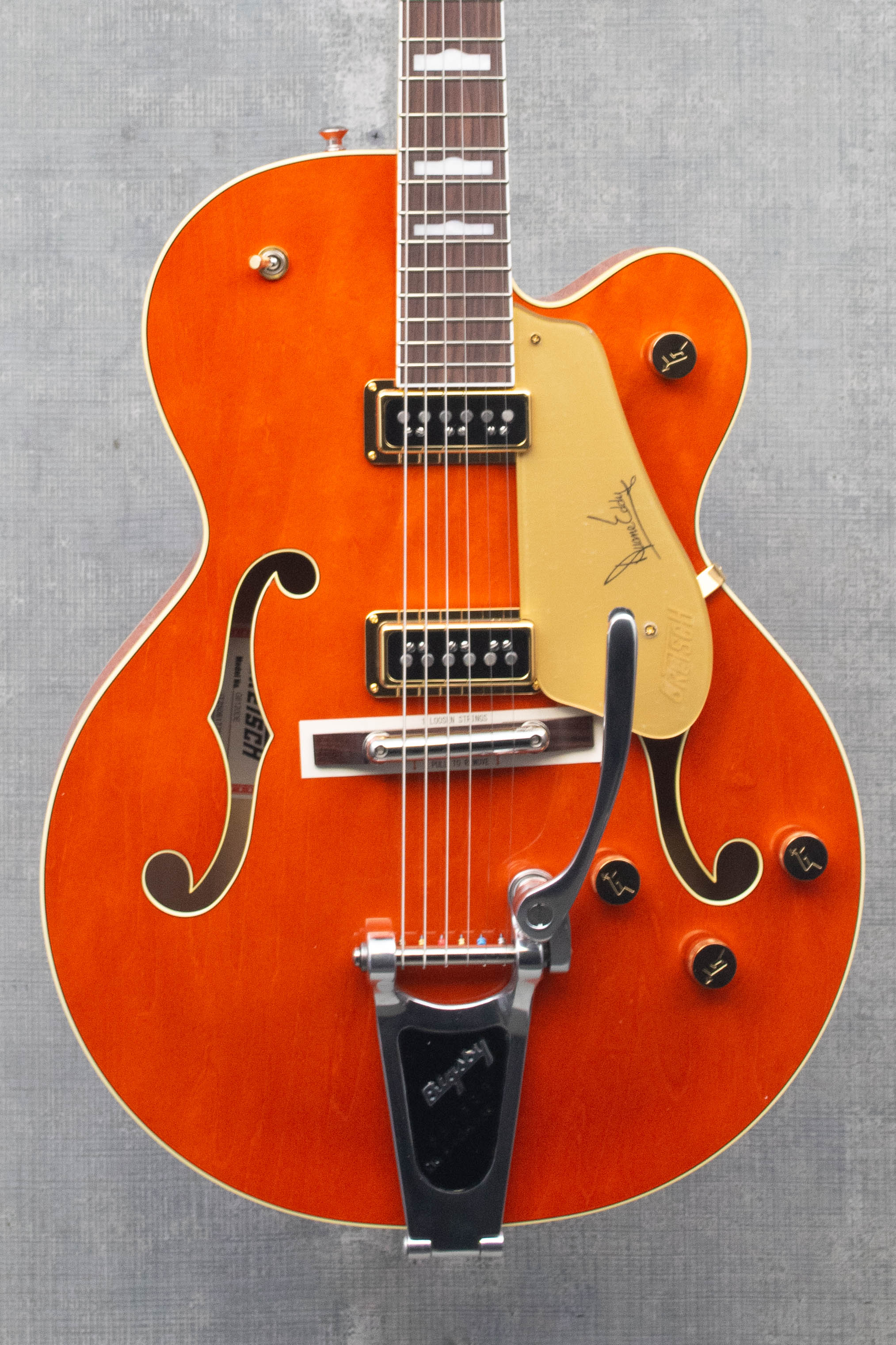 Gretsch G6120DE Duane Eddy Signature Hollow Body with Bigsby Desert Sunrise