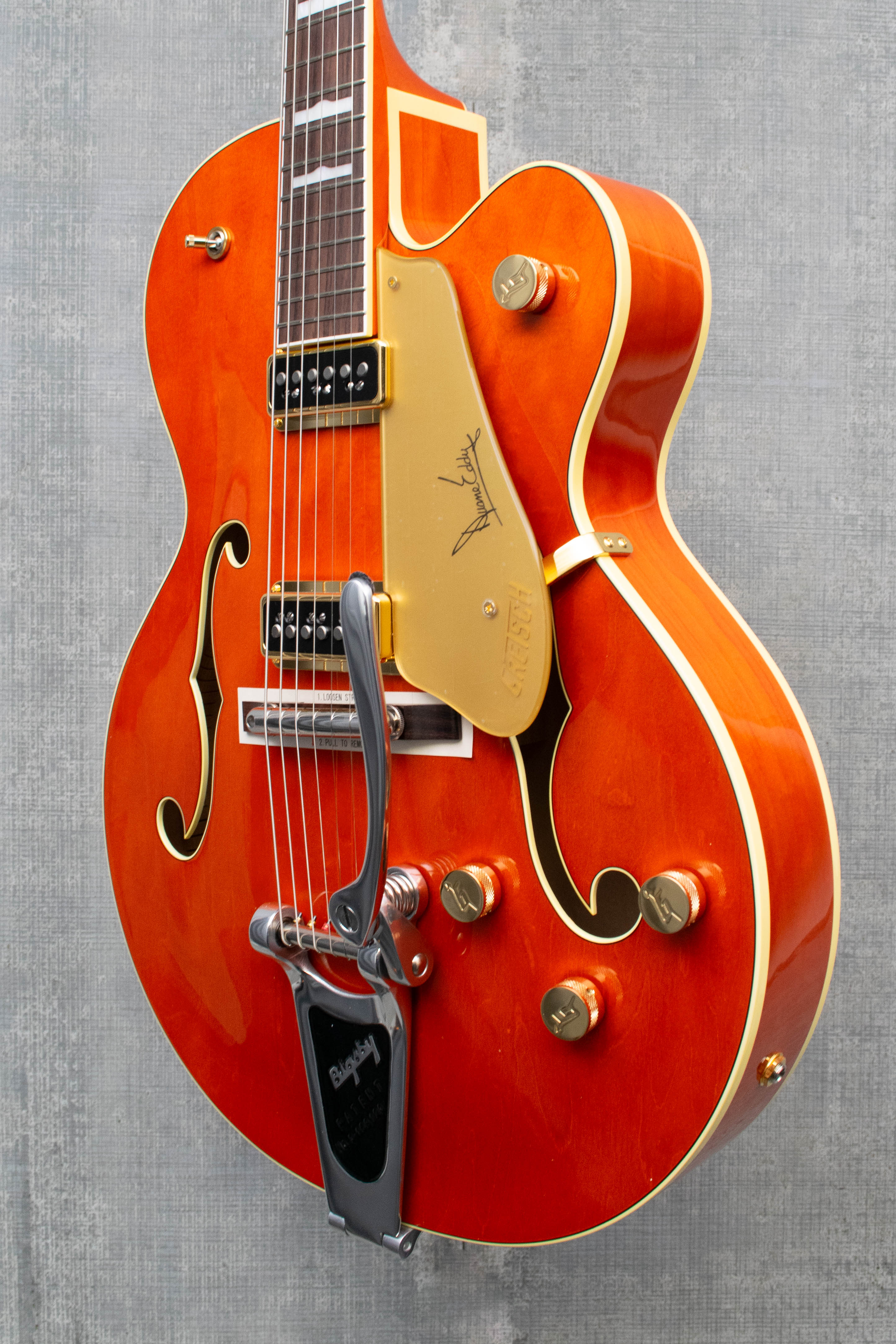 Gretsch G6120DE Duane Eddy Signature Hollow Body with Bigsby Desert Sunrise